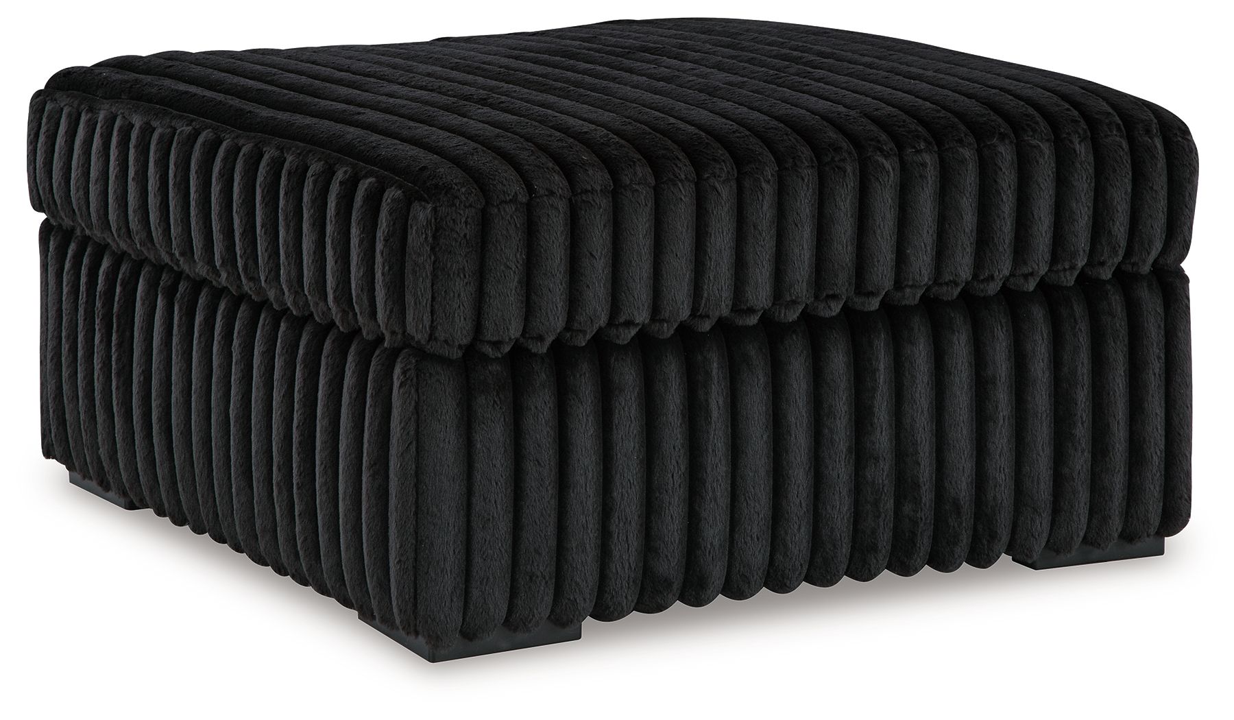 Midnight-madness - Onyx - Ottoman d'appoint surdimensionné