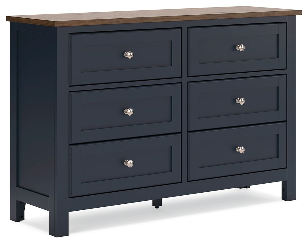 Landocken - Marron / Bleu - Commode