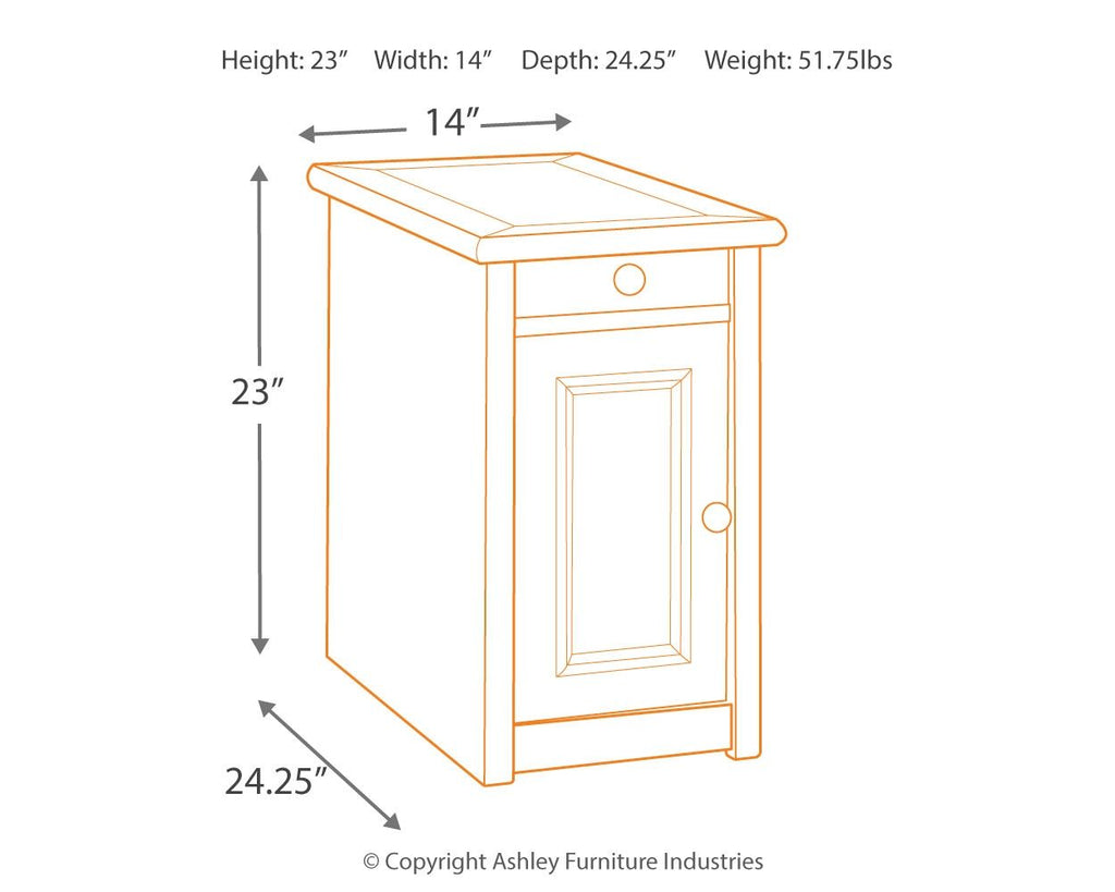 Bolanburg - Table d'appoint avec chaise