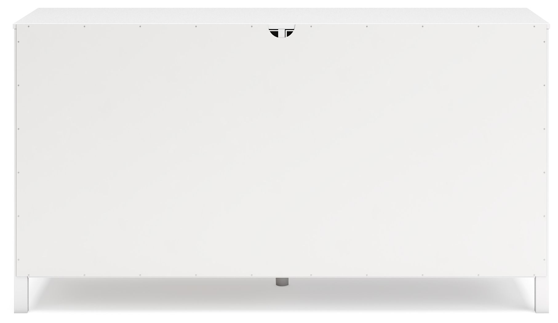 Hallityn - Blanc - Commode à six tiroirs