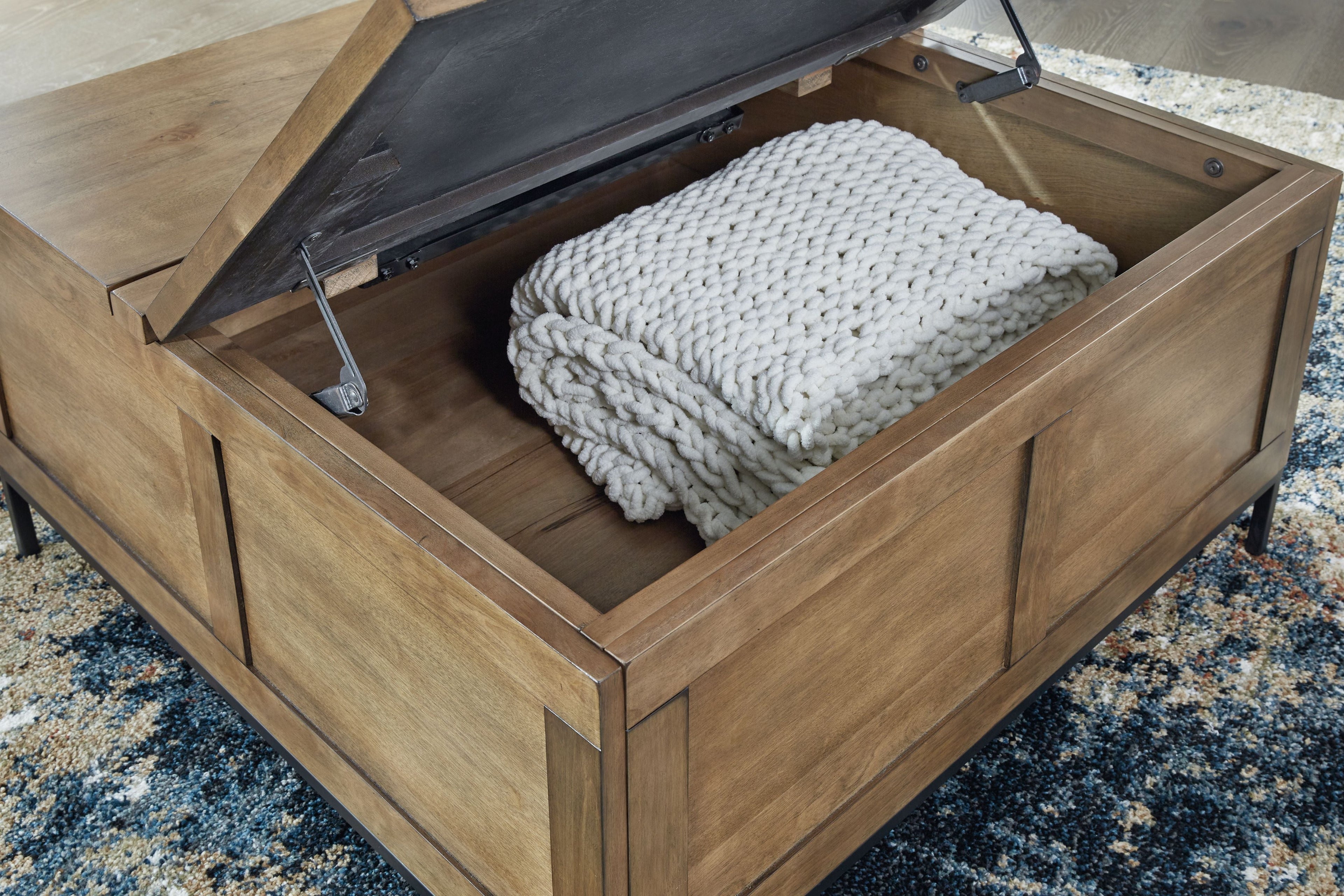 Torlanta - Marron - Table basse relevable