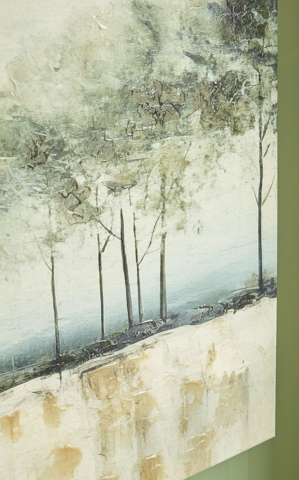 Donry - Beige / Vert - Décoration murale
