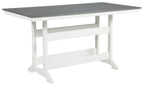 Transville - Table de comptoir avec option parapluie