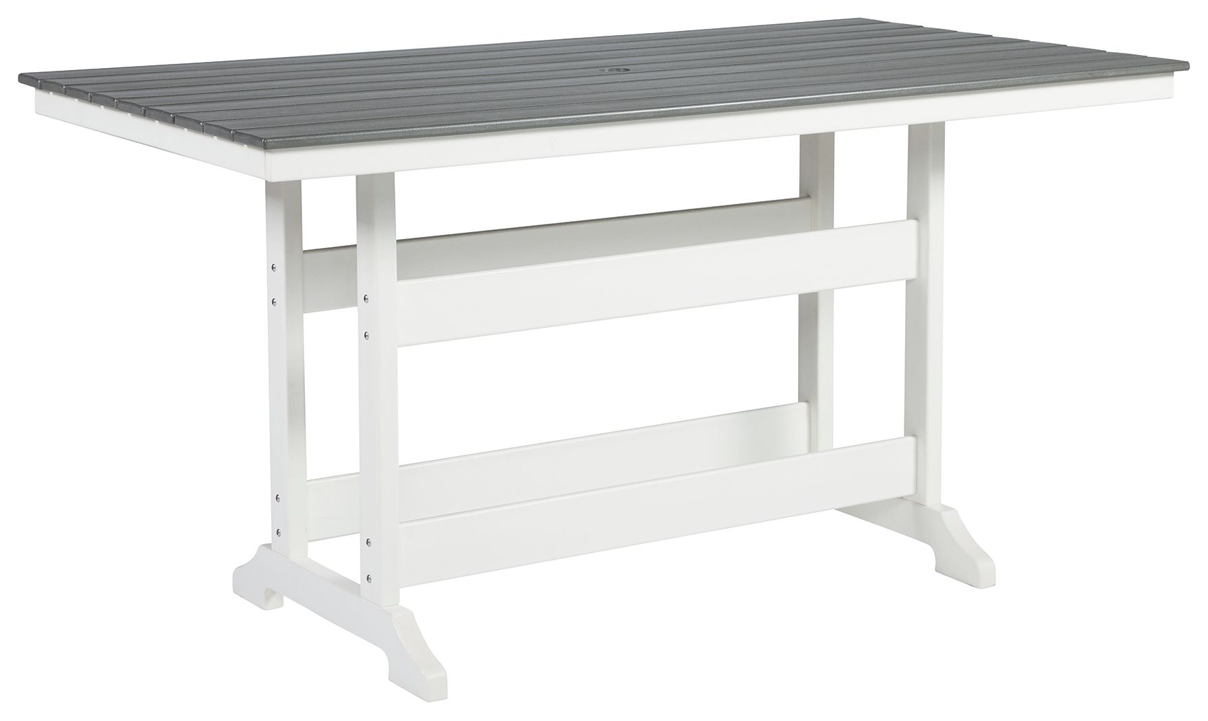 Transville - Table de comptoir avec option parapluie