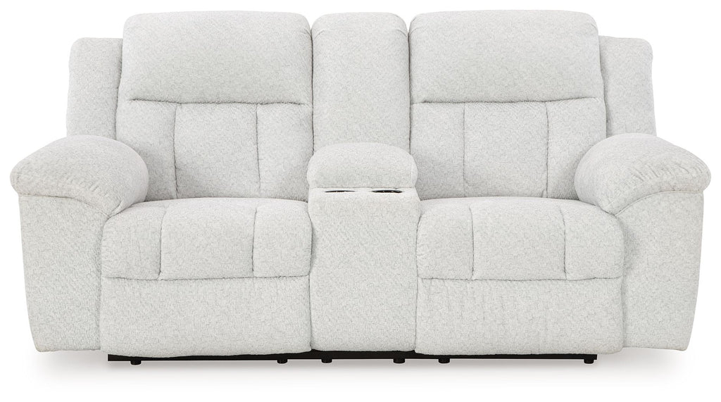 Frohn - Snow - Canapé inclinable double avec console