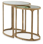 Irmaleigh - Noir antique - Ensemble de tables d'appoint (lot de 2)