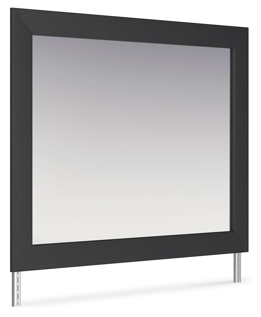 Vertani - Noir - Miroir de chambre