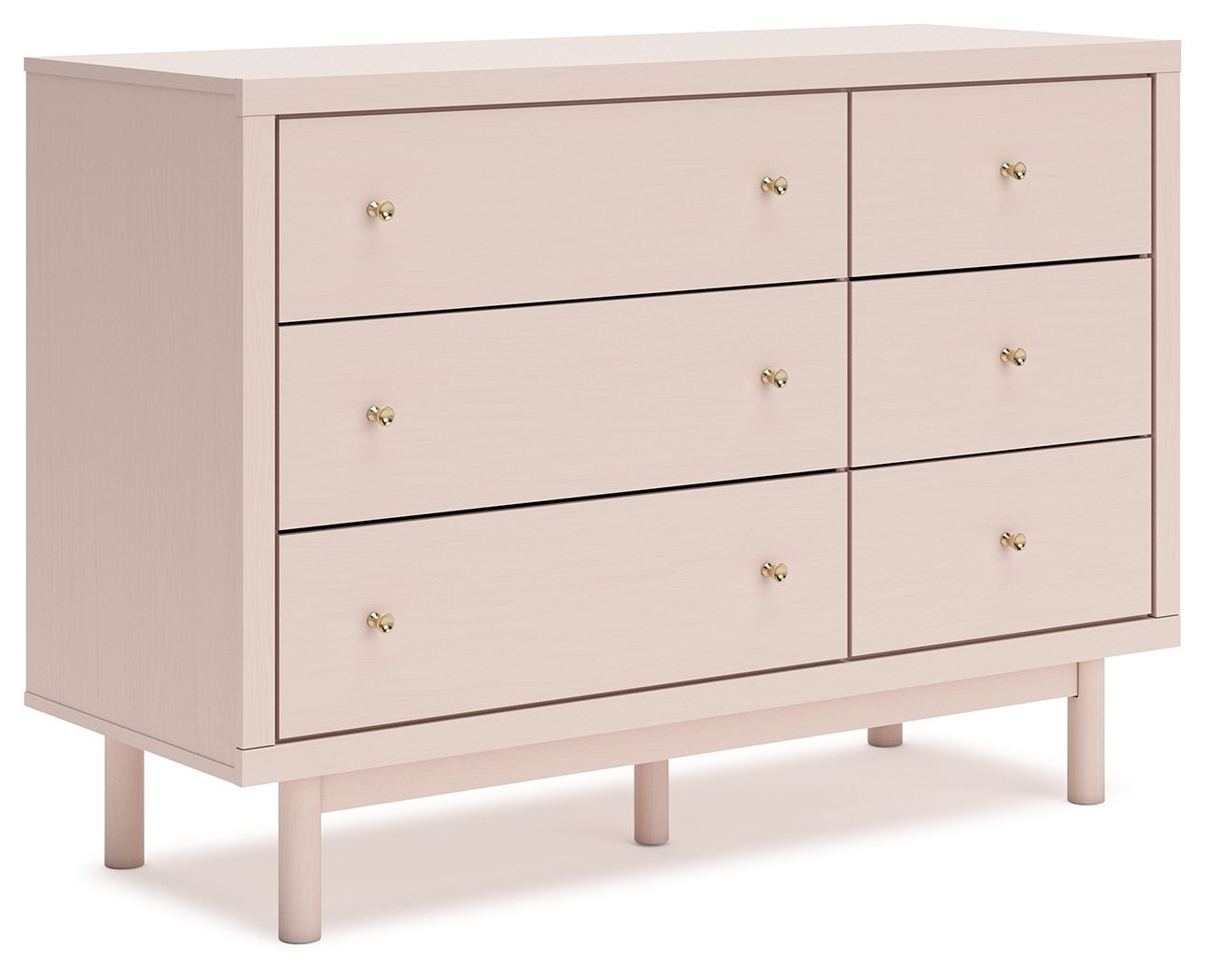 Wistenpine - Blush - Commode à six tiroirs