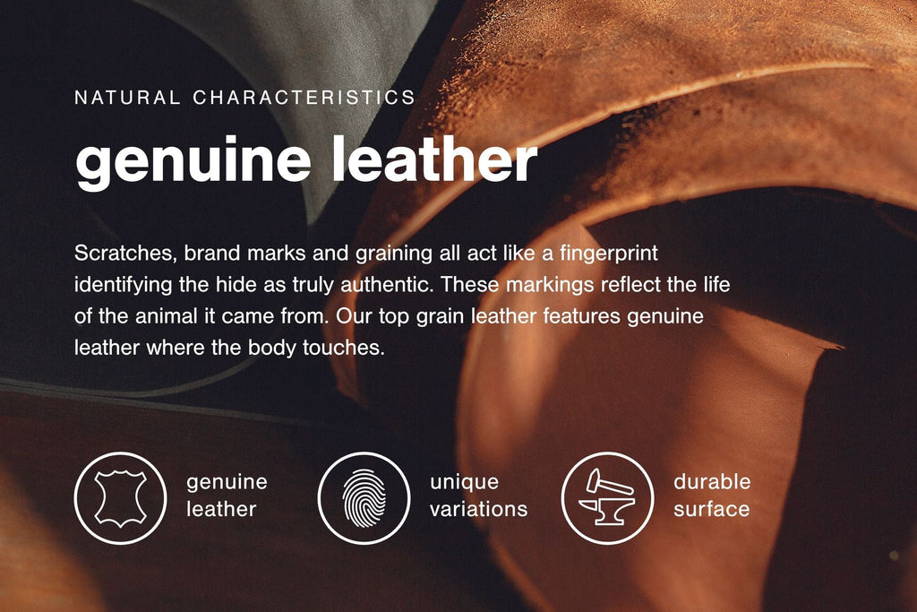 Gênes - Acier - Causeuse - Cuir assorti