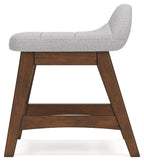 Lyncott - Gris clair / Marron - Chaise de bureau