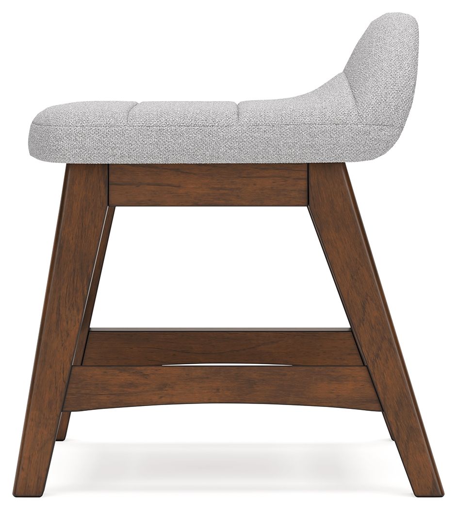 Lyncott - Gris clair / Marron - Chaise de bureau