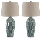Hadbury - Lampe de table en céramique (lot de 2)