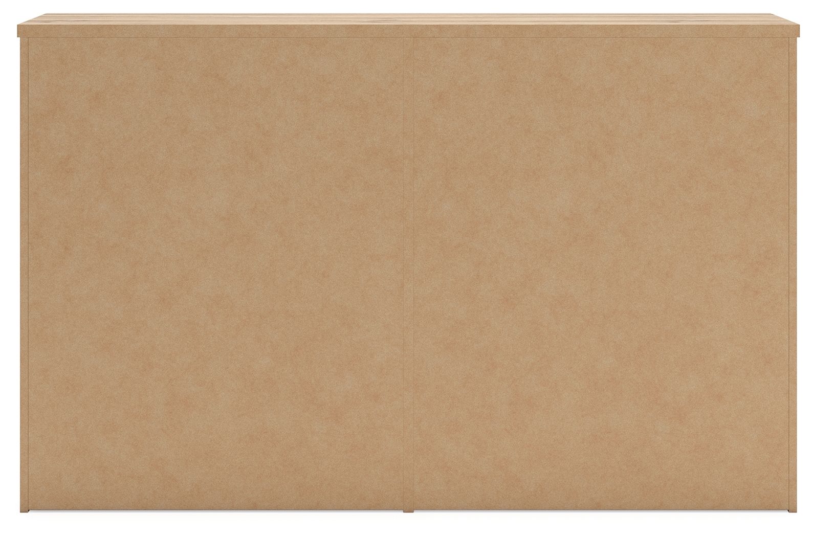 Linnocreek - Blanc / Brun chaud - Commode à six tiroirs