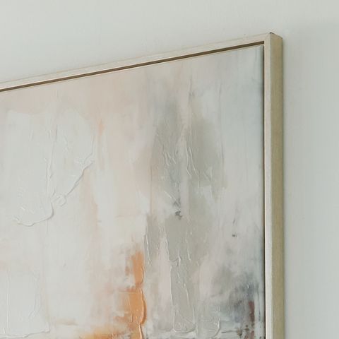 Vallrow - Gris / Ambre - Décoration murale