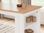Gesthaven - Table de comptoir rectangulaire pour salle à manger