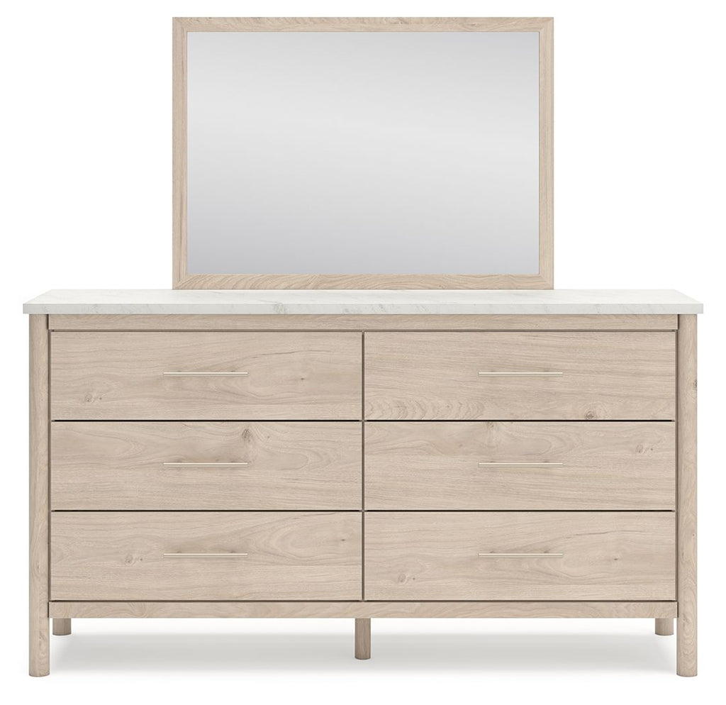 Cadmori - Bicolore - Commode et miroir
