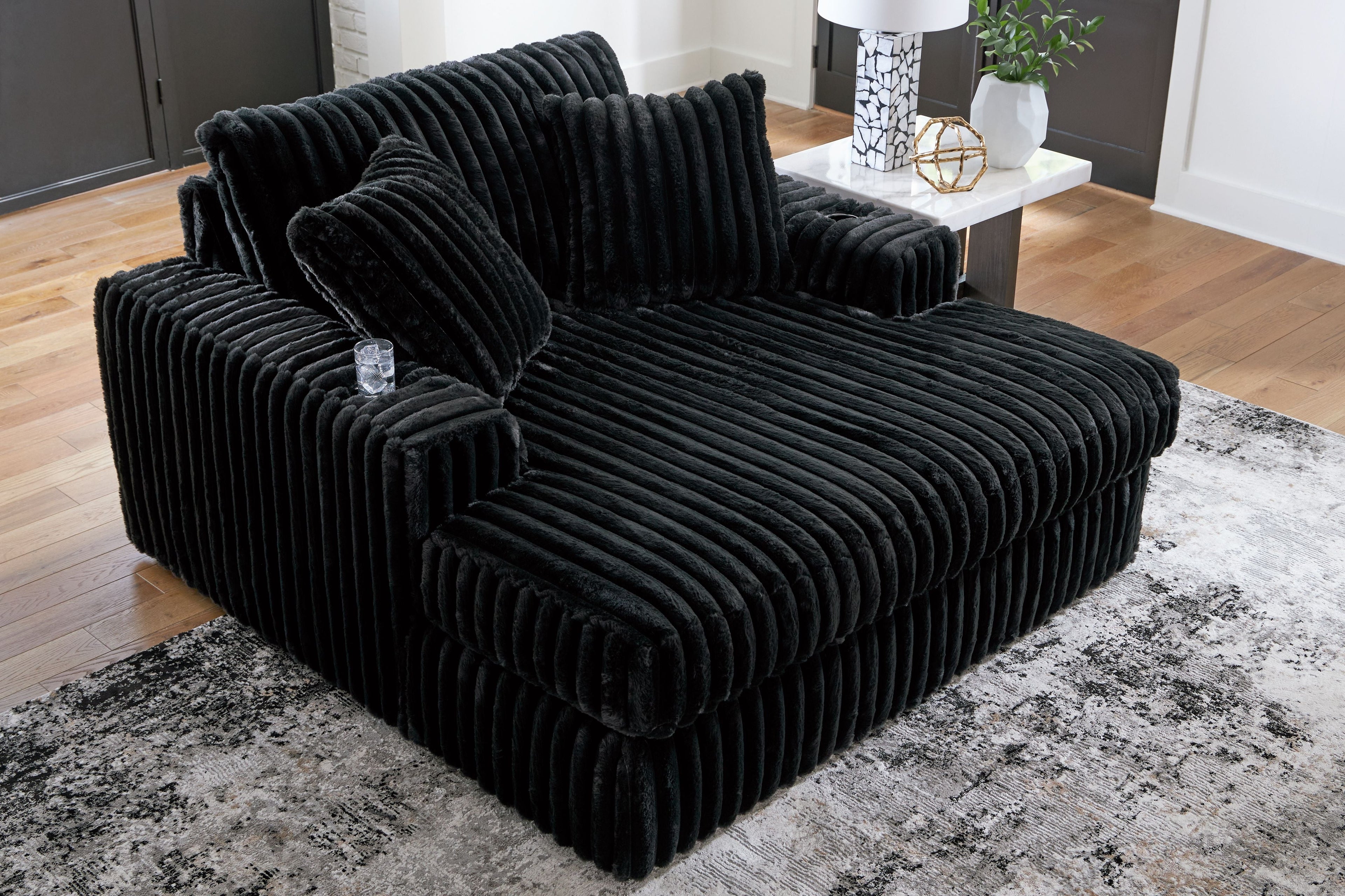 Midnight-madness - Onyx - Chaise longue surdimensionnée