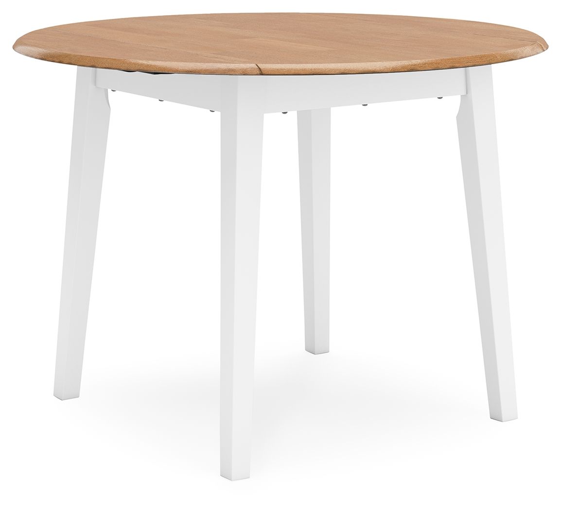 Gesthaven - Table ronde à abattants pour salle à manger