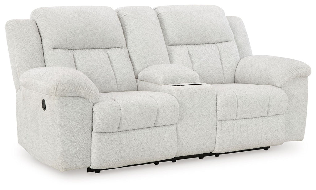 Frohn - Snow - Canapé inclinable double avec console