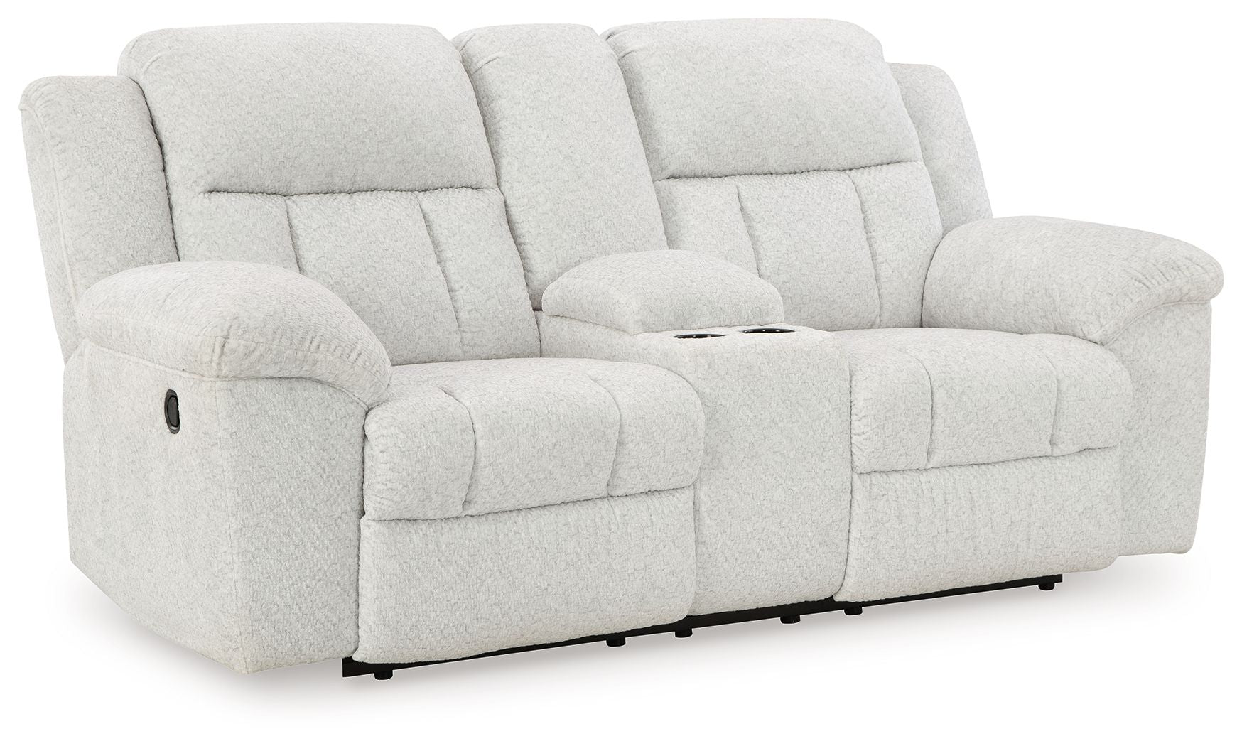 Frohn - Snow - Canapé inclinable double avec console