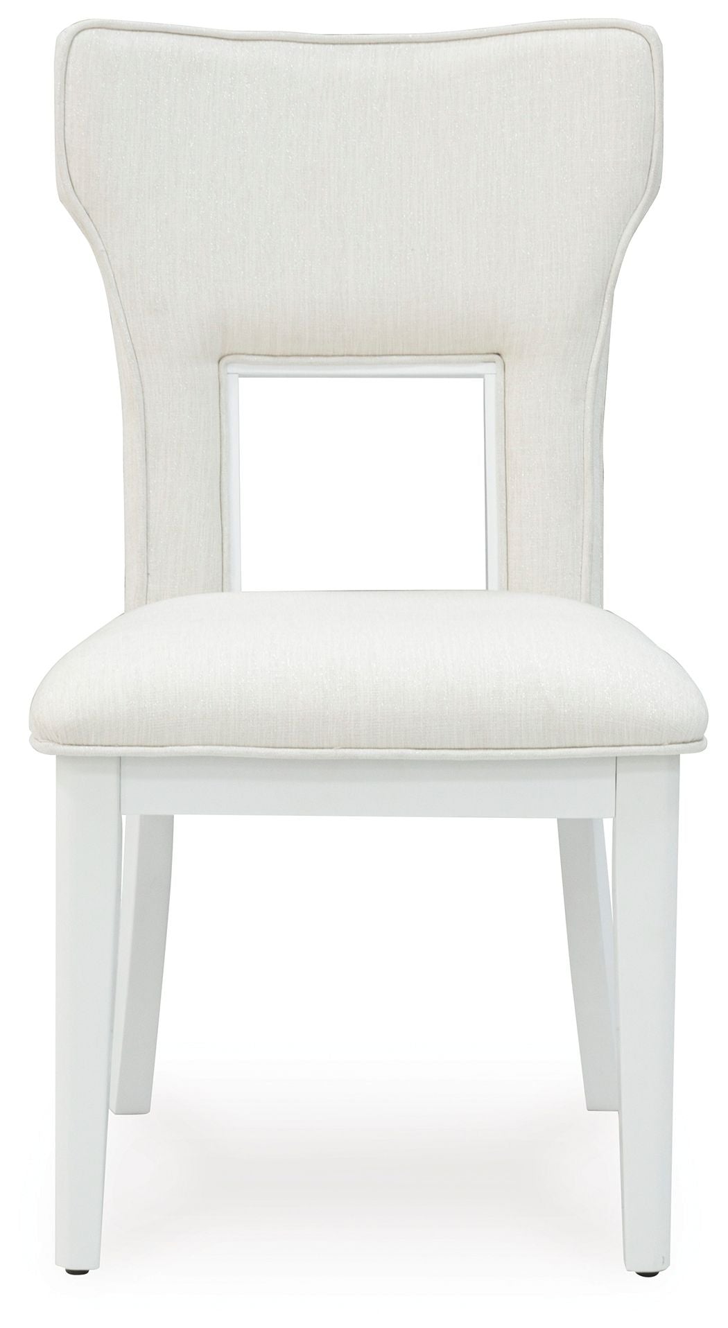 Chalanna - Blanc - Chaise de salle à manger rembourrée (lot de 2)