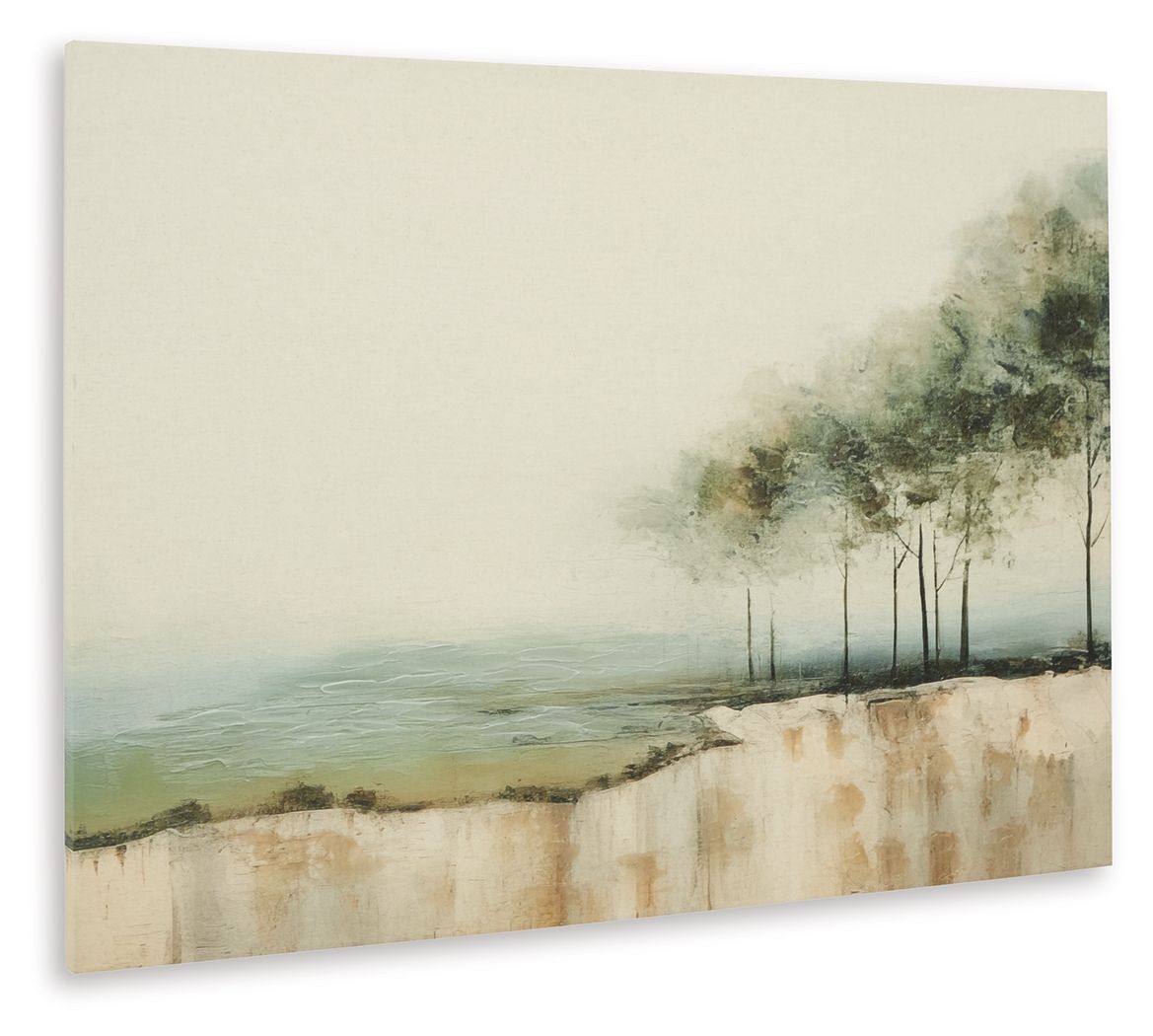Donry - Beige / Vert - Décoration murale