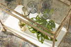 Plattfield - Finition or antique - Chariot de bar