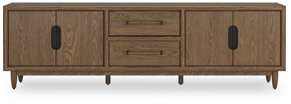 Roanhowe - Marron - Meuble TV extra large