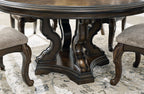 Maylee - Marron foncé - Table à manger