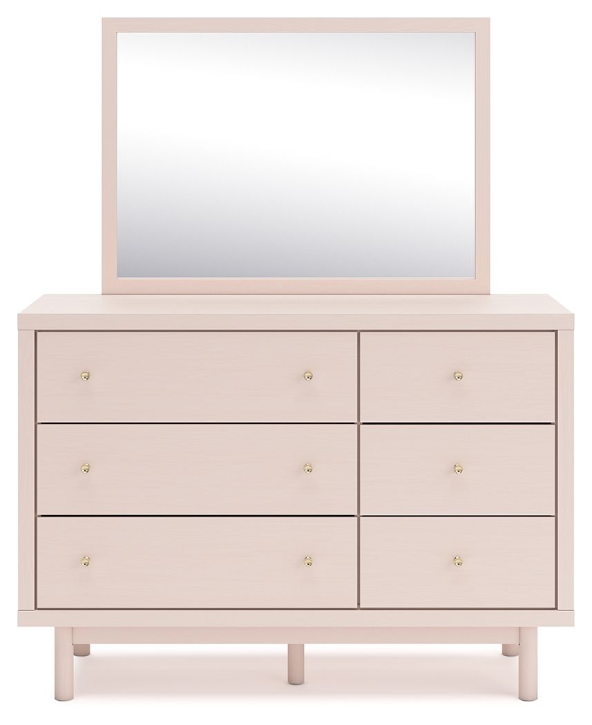 Wistenpine - Blush - Commode et miroir