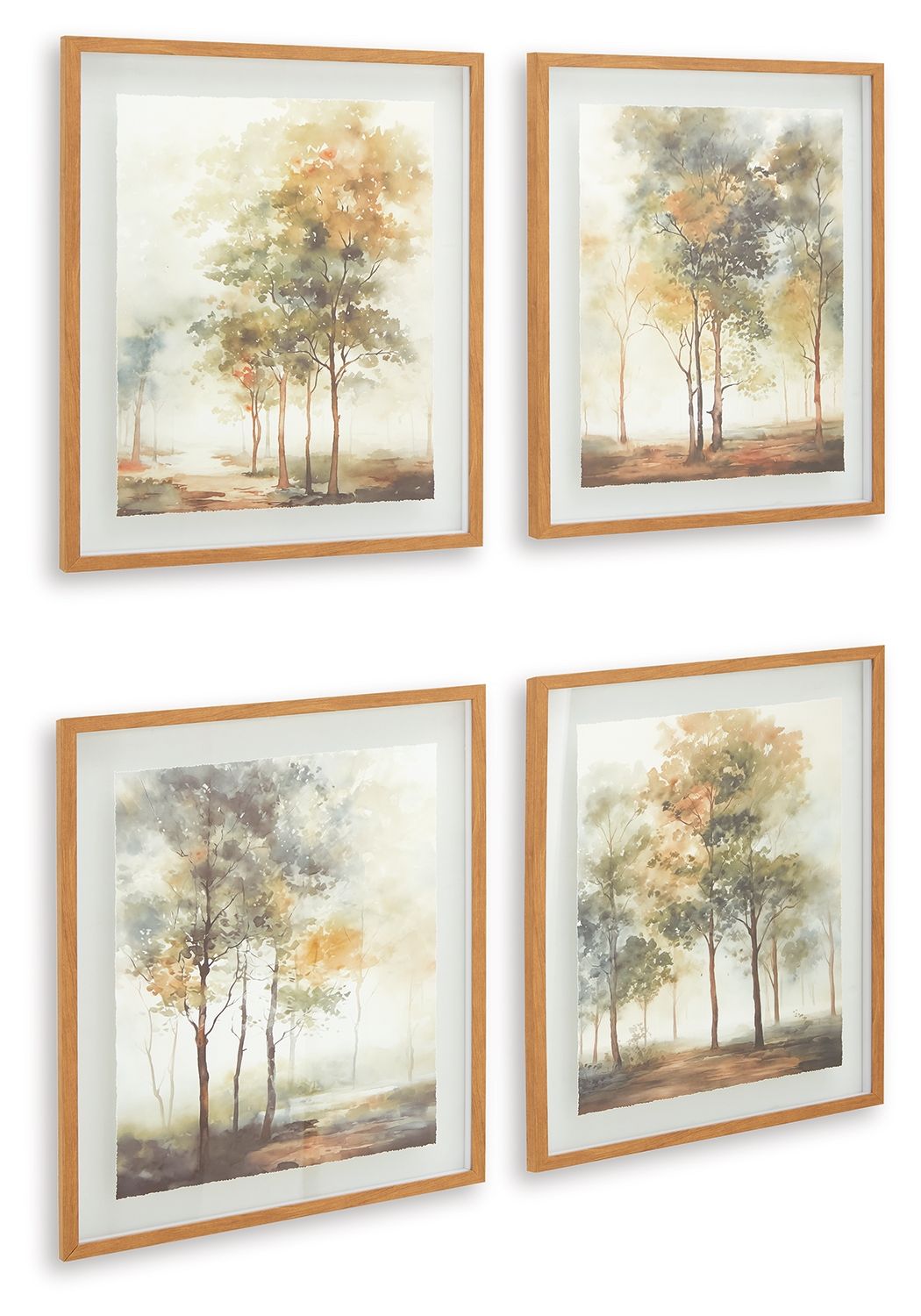 Bryneford - Multi - Ensemble d'art mural (lot de 4)