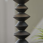 Luanndon - Noir - Lampe de buffet en poly