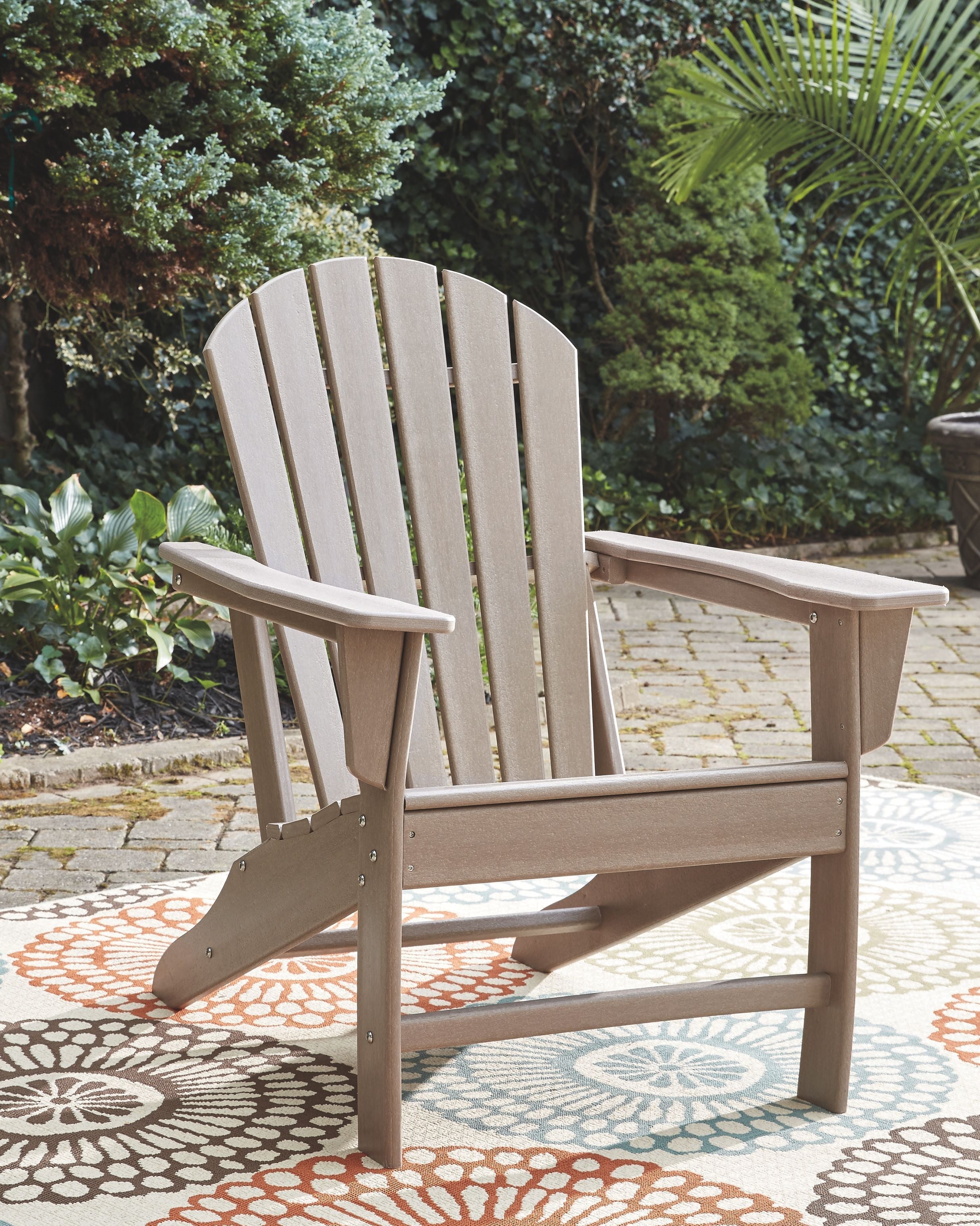 Sundown Treasure - 2 pièces - Chaise Adirondack et pouf