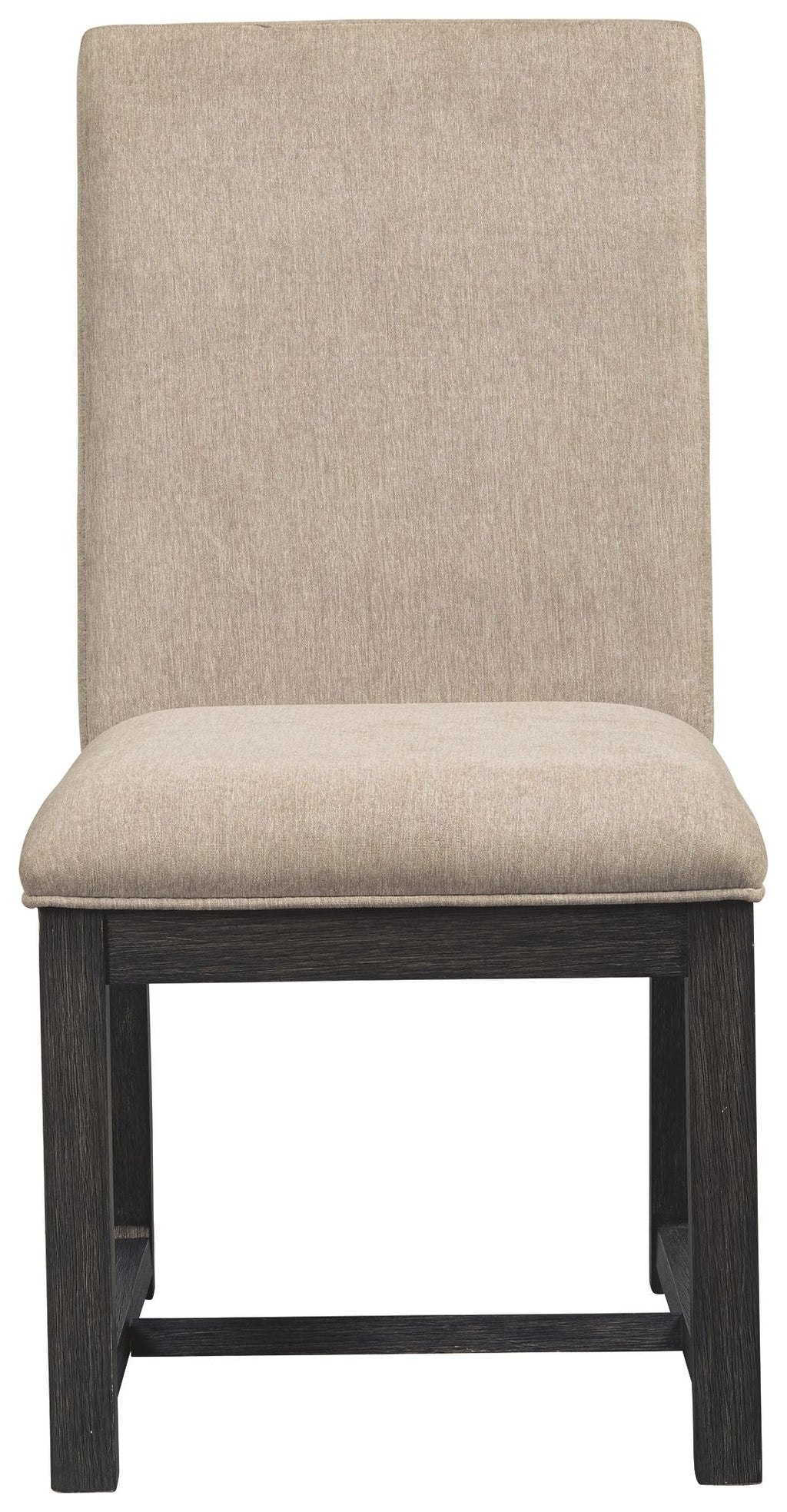 Bellvern - Gris foncé - Chaise de salle à manger (lot de 2)