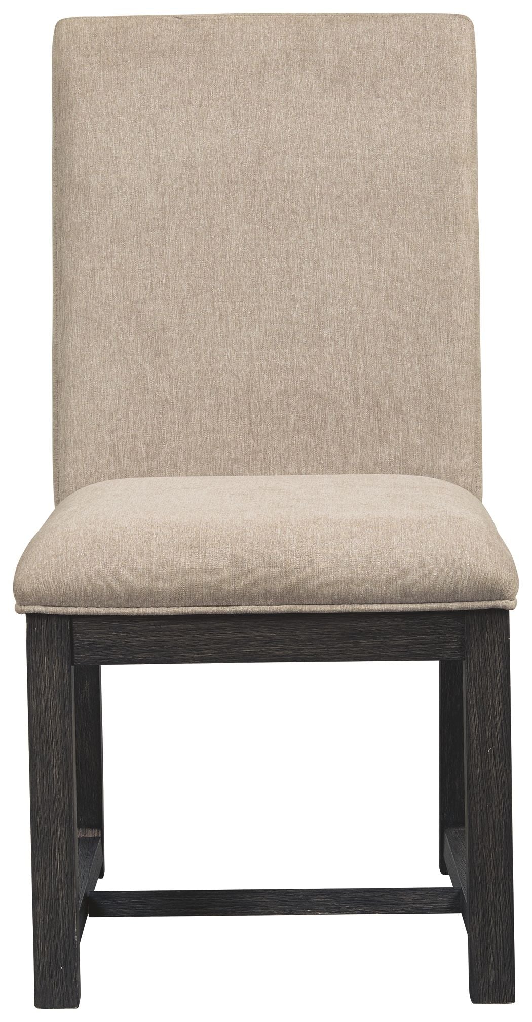 Bellvern - Gris foncé - Chaise de salle à manger (lot de 2)