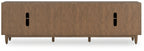 Roanhowe - Marron - Meuble TV extra large
