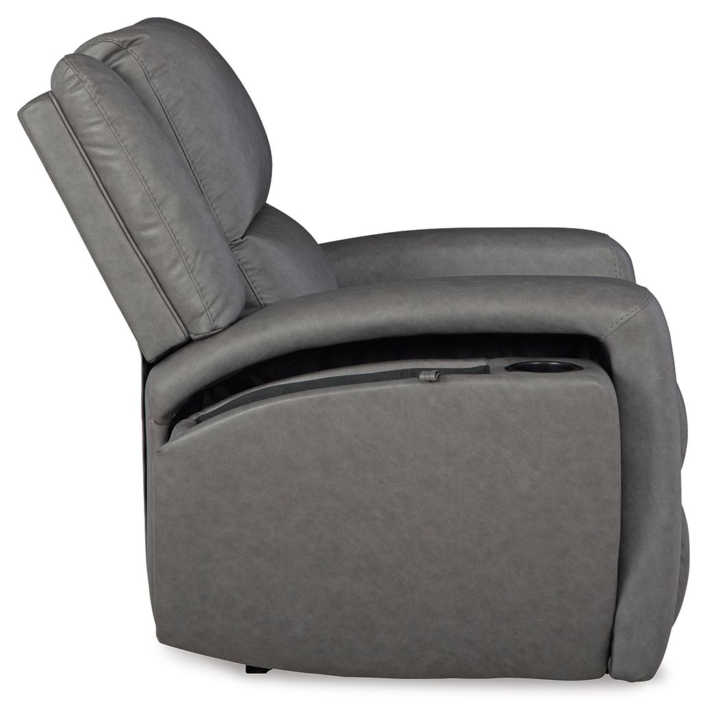 Brixworth - Ardoise - Fauteuil inclinable sans paroi