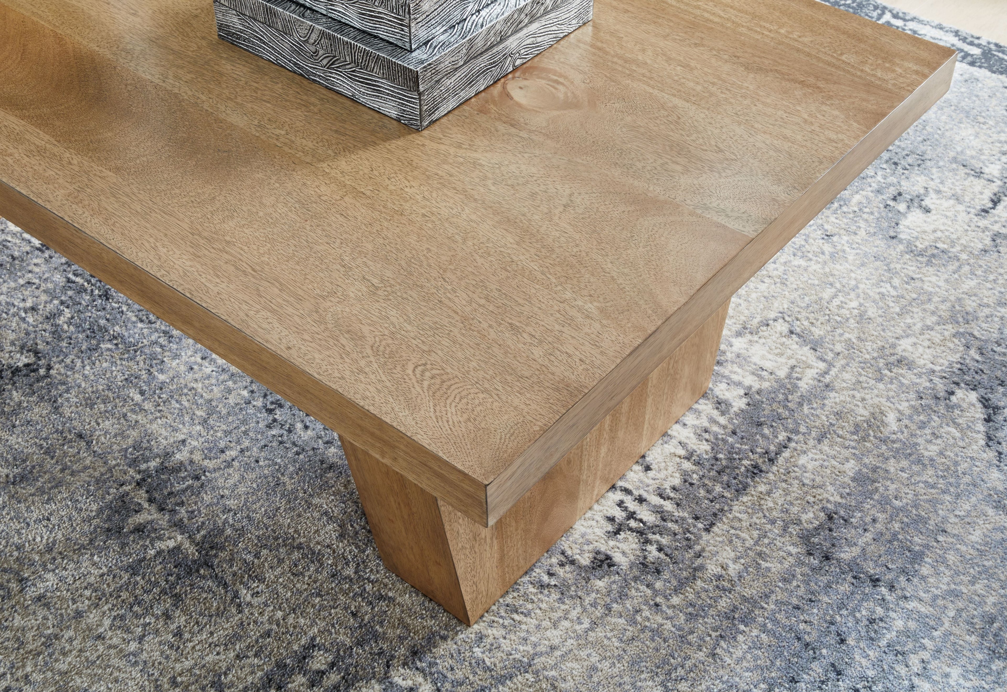 Kristiland - Marron clair - Table basse rectangulaire