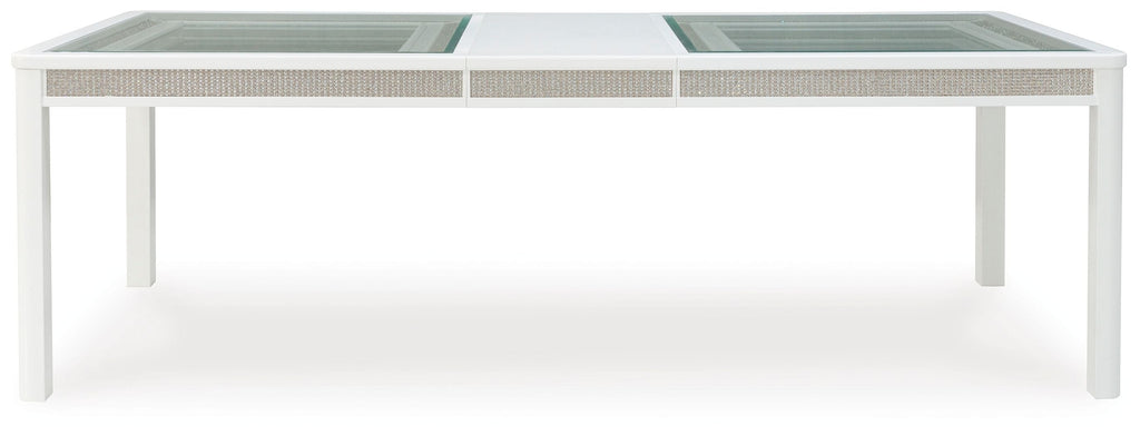 Chalanna - Ensemble de table à manger rectangulaire extensible