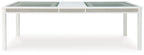 Chalanna - Ensemble de table à manger rectangulaire extensible