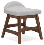 Lyncott - Gris clair / Marron - Chaise de bureau