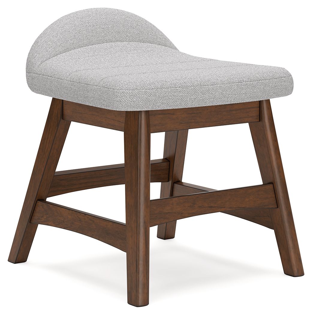 Lyncott - Gris clair / Marron - Chaise de bureau