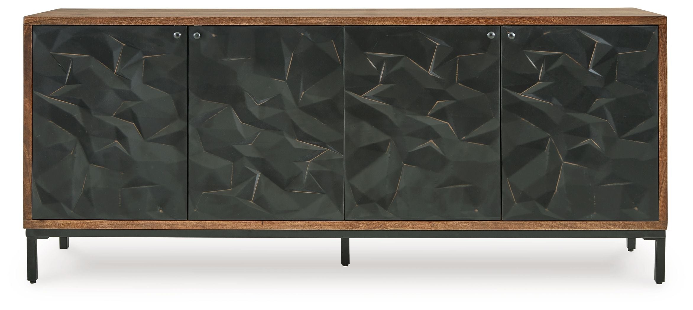 Dorannby - Noir / Brun - Armoire d'appoint