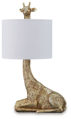 Ferrison - Finition dorée - Lampe de table en poly