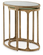 Irmaleigh - Noir antique - Ensemble de tables d'appoint (lot de 2)
