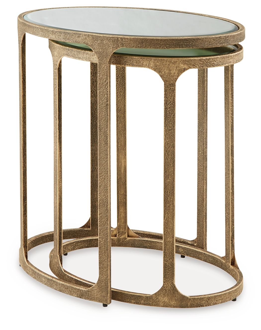 Irmaleigh - Noir antique - Ensemble de tables d'appoint (lot de 2)