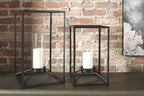 Dimtrois - Noir - Ensemble de lanternes (Lot de 2)