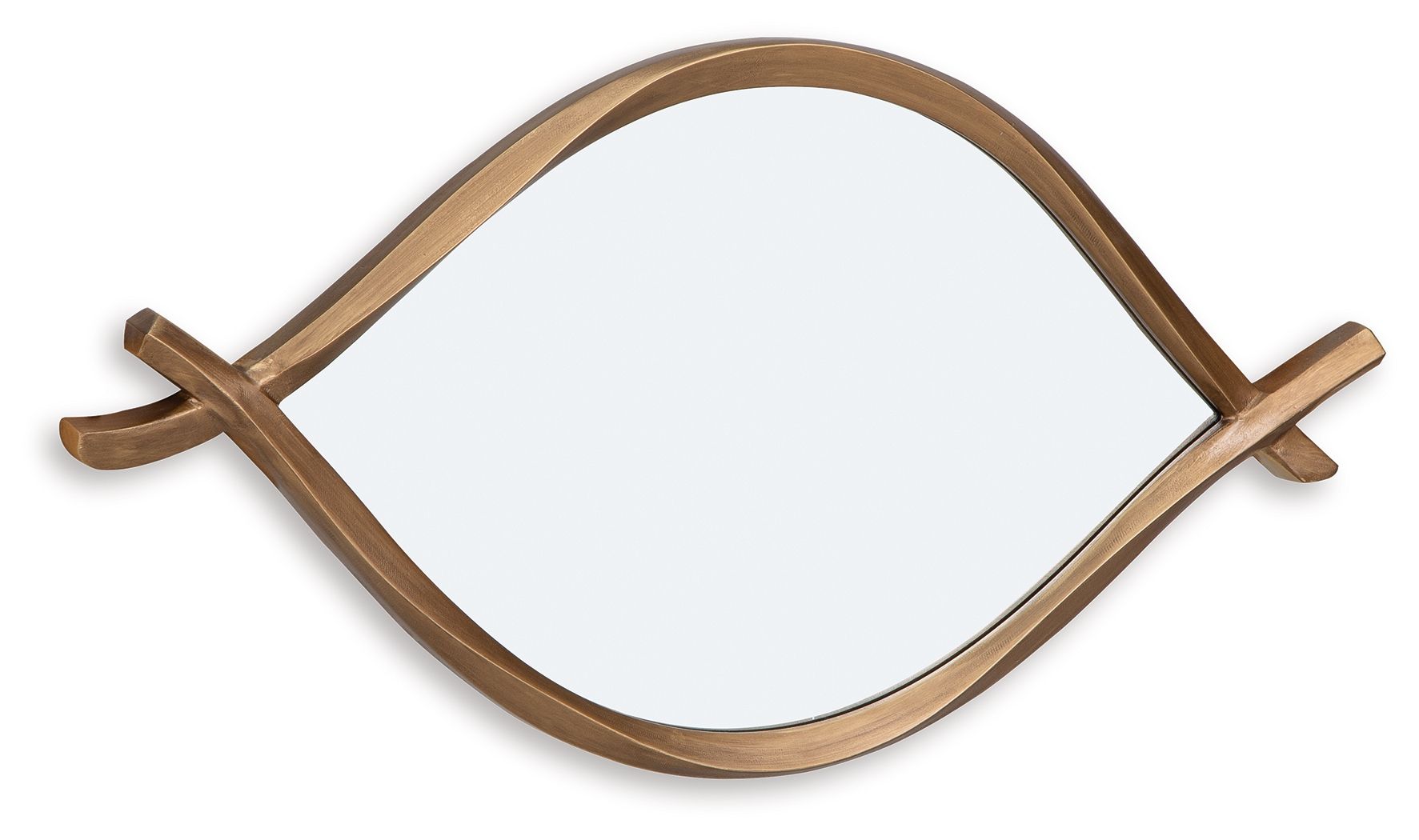 Bartner - Finition or antique - Miroir d'appoint