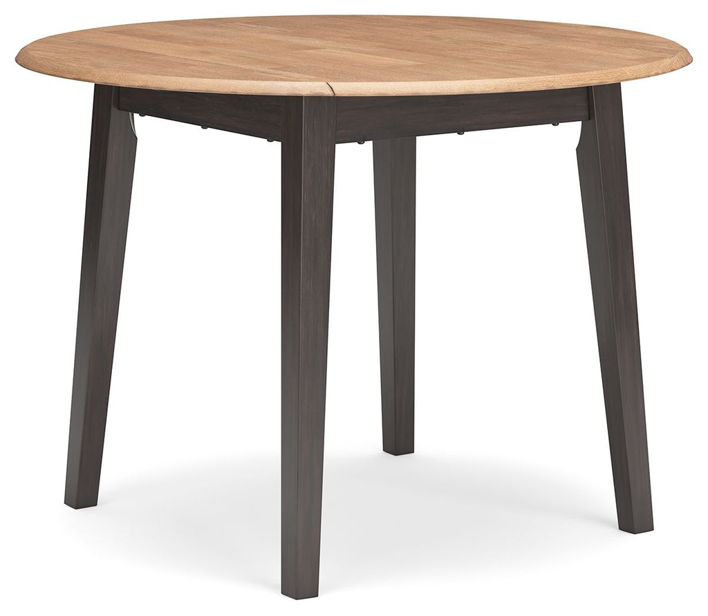 Gesthaven - Table ronde à abattants pour salle à manger