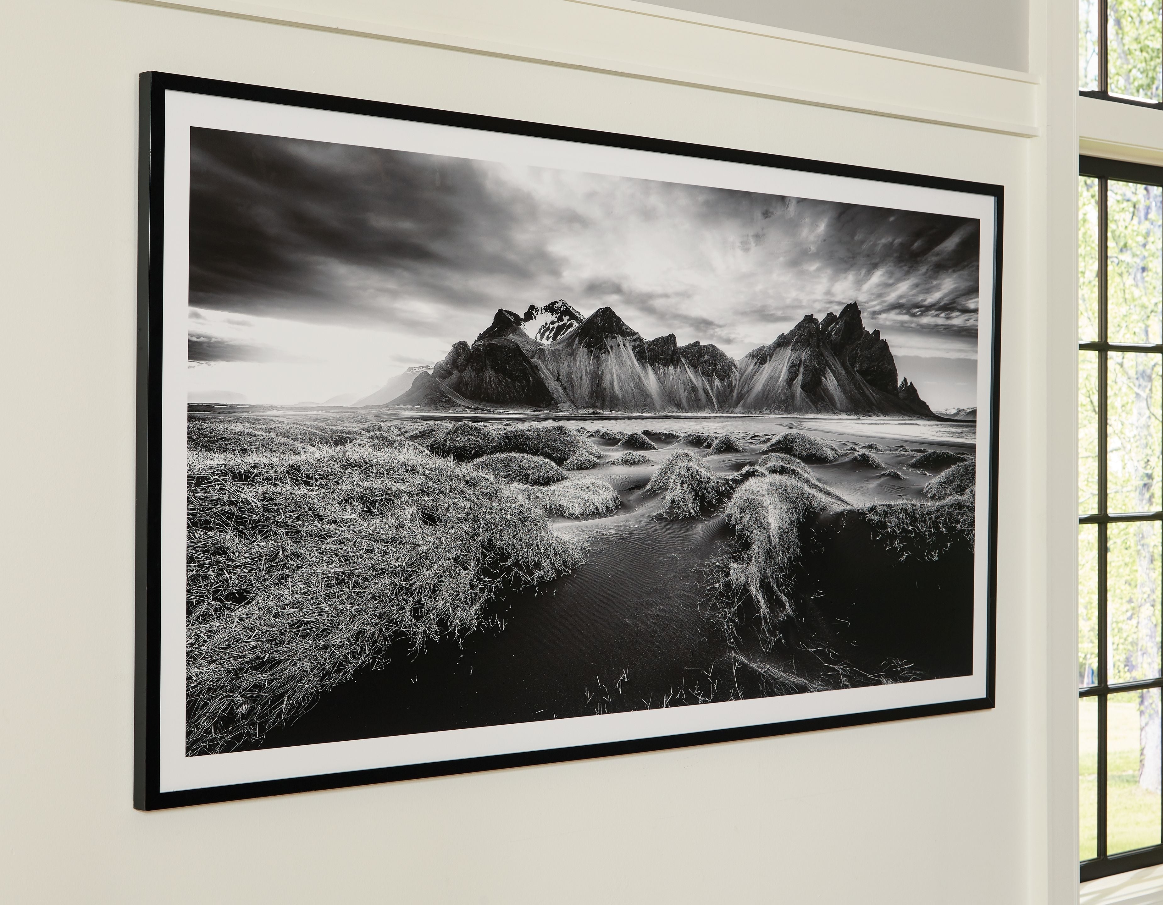 Delstone - Noir / Blanc - Art mural